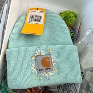 Toddler / Hand Embroidered Carhartt Beanie Hat - Brand New, Never Worn